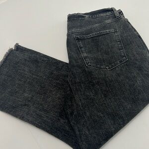 Ana Highest Rise Vintage Straight Black Wash Jeans